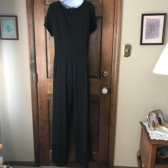 H by Halston Black Jumpsuit - Picture 8 of 14